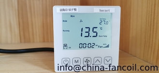 China Control de BACnet para las unidades de la bobina de la fan con LCD Digital proveedor